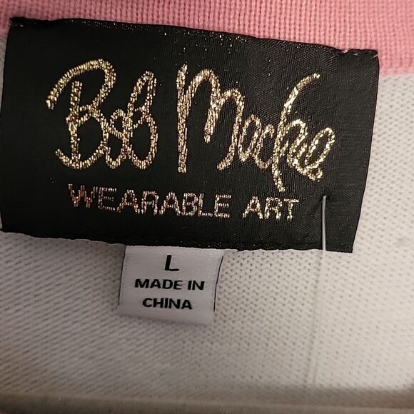 Bob Mackie 3/4 sleeve cardigan sweater Sz L NWT - Picture 4 of 7